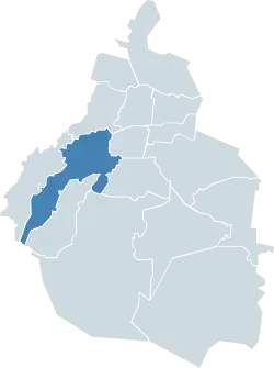 Álvaro Obregón within Mexico City