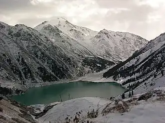 Lake in winter.