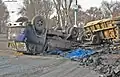 MAZ-5335, crash in a road accident