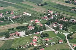 Aerial view on Pepeljevac