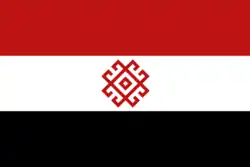 Mari maa flag, used by Mari nationalists and separatists.