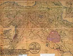 فارسی: The approximate extreme extent of the Derteng or Bajalan dynasty to the center of Derne in the 16th century AC; according to the article of ” Derne, the lost city in the Salas Babajani”, by Dr. Mohammad Salmasizadeg & Borhan Abasi- Scientific Specialty Journal of Research in Art and Humanity, Second year, Number 5, Aug/ Sep 2017, P 100, ISSN: 2538-6298 فارسی: حدود تقریبی امارت درتنگ یا باجلان به مرکزیت درنه در اوج گسترش آن در قرن ۱۶میلادی. برگرفته از مقاله ” درنه، شهری فراموش شده در ثلاث باباجانی”/ دکتر محمد سلماسی زاده، برهان عباسی*** نشریه علمی تخصصی پژوهش در هنر و علوم انسانی، سال دوم، شماره ۵، شهریور ۹۶، ص۱۰۰- شاپا: ۶۲۹۸ -۲۵۳۸ فارسی: به ربڵاوی سنووره کانی وڵاتی " ده رته نگ" یان ' باجه ڵان" له کاتی زۆرترین ده سه ڵاتداری دا له سه ده ی١٦ زایینی. له وتاری" ده ڕنه، شارێکی له بیرۆ چوو له سه لاسی باوه جانی"/ دوکتۆر محه مه دی سه لماسی زاده، بورهان عه باسی*** گۆڤاری زانستی پسپۆڕی لێکۆڵینه وه له هونه ر و زانستی مرۆڤی، ساڵی دووهه م، ژماره ی٥، خه رمانانی ٩٦(هه تاوی)، لاپه ڕه ی ١٠٠، ISSN: 2538- 6298