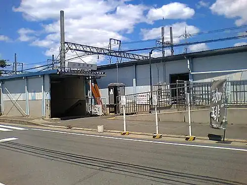 West entrance in August, 2007