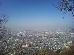 View of Daitō, from mount Iimori
