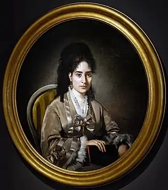 Portrait of Ana Miret y Vidal (1872)