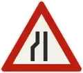114-20 – Road narrows from the left (formerly used )