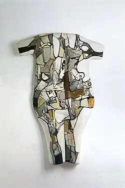 Pasted Body (1972), mixed media, h. 111 cm