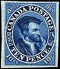 Province of Canada 1855 - Jacques Cartier 10d