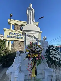 The 1923 monument for Fr. Mariano Gomes in the town plaza of Bacoor