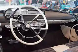 1957 Lincoln Premiere Convertible interior