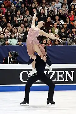 Tessa Virtue and Scott Moir at the 2017 World Championships