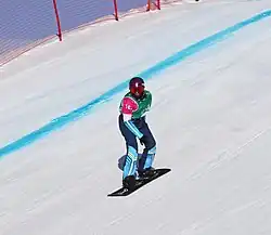 Dante Vera at team ski snowboard cross