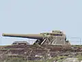 24 cm gun M/04, one of two of this type.