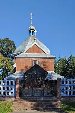 Wooden church in Kniahynychi