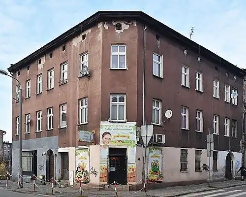 View from street corner