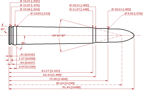 .375 H&H Magnum Schematic