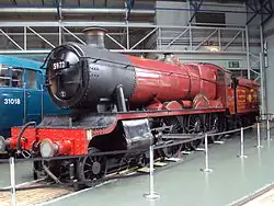 No. 5972 on static display at the National Railway Museum in August 2010.