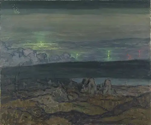 Gas Attack, Lievin, 1918, Canadian War Museum, Ottawa, Ontario