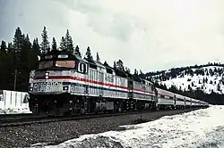 Amtrak #231 with Operation Lifesaver markings.