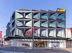 commercial building in a city centre