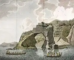 Engraving of Spöring's Arch (1769)