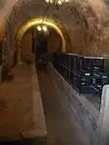 Wine cave in Aranda de Duero
