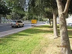 Abu Dhabi City zone, Mushrif street road, going through Mushrif