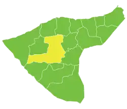 Al-Hasakah Subdistrict in Syria