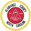 Official seal of Alamance County