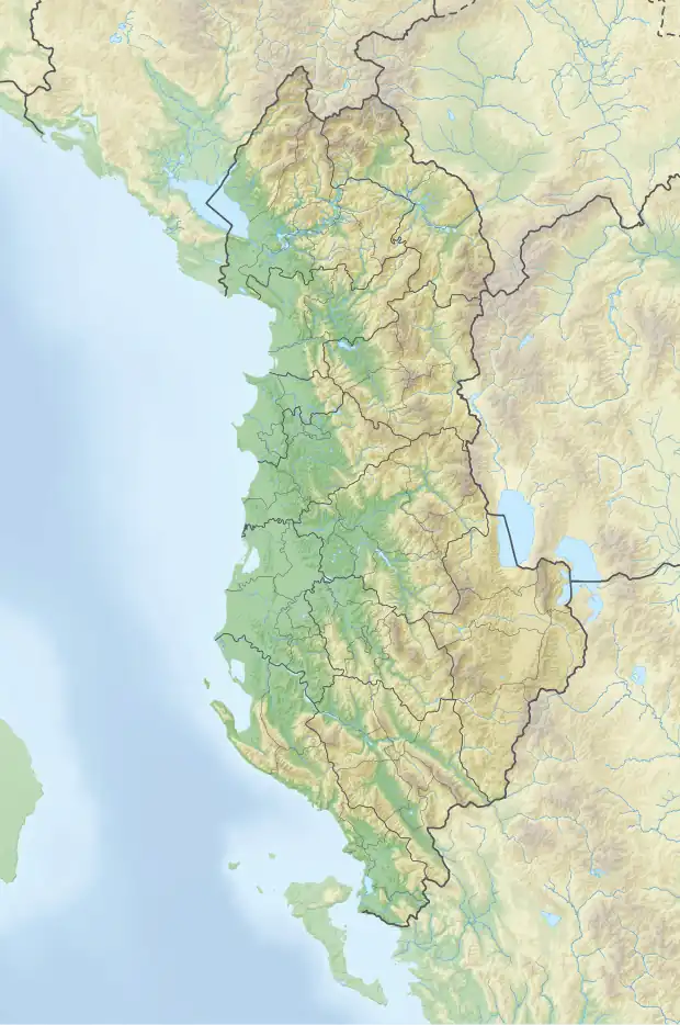 List of lakes of Albania is located in Albania