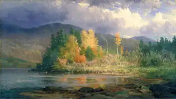 The Coming Storm at Lake Memphremagog