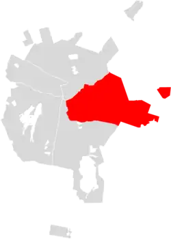 Location of Almaty District Алматы Ауданы