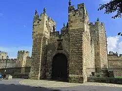 Alnwick Castle gatehouse