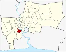 Khet location in Bangkok