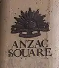 ANZAC Square sign