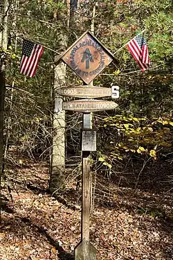 Ceremonial halfway marker