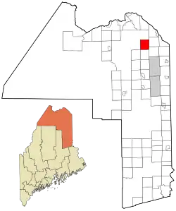 Location of Stockholm, Maine