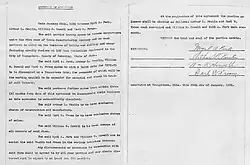 Scan of the original articles of agreement between the inventors and investors of the Whiffle Board