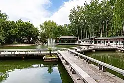 Artificial lake in the north of the township, 2021