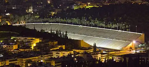 View from Mt. Lycabettus at night