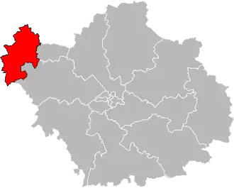 Situation of the canton of Nogent-sur-Seine in the department of Aube
