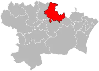 Situation of the canton of Le Haut-Minervois in the department of Aude