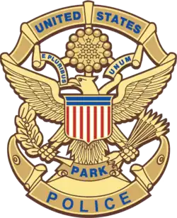 Badge of a USPP officer