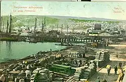 Port of Baku in 1900ss