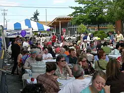 A street fair in the historically seafaring neighborhood of Ballard, Seattle, Washington