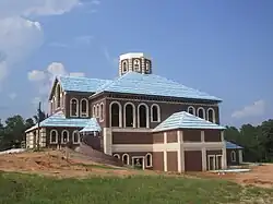Baptist Tabernacle sanctuary under construction in Sibley