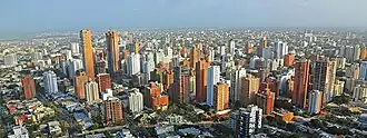 Skyline of the department capital of Barranquilla