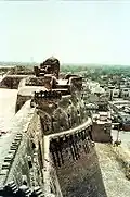 View from top terrace of Fort, June 2003