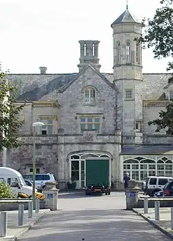 Bay House, main entrance