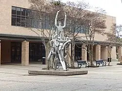 David Cargill sculpture in front of Civic Center